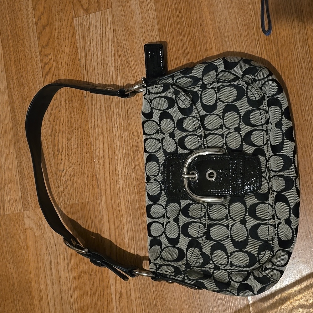 COACH black clutch